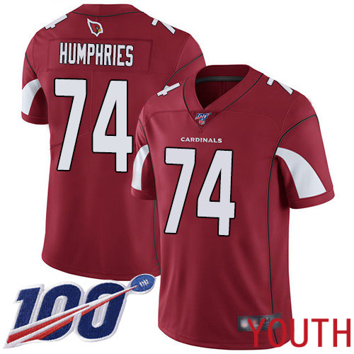 Arizona Cardinals Limited Red Youth D.J. Humphries Home Jersey NFL Football #74 100th Season Vapor Untouchable->arizona cardinals->NFL Jersey